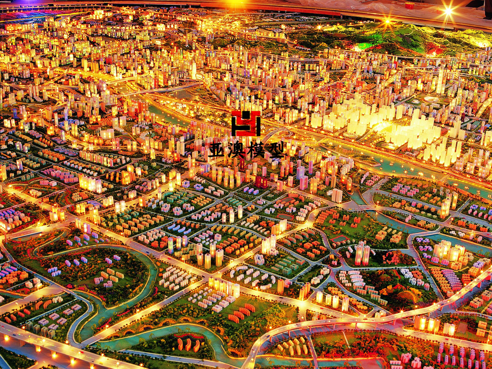 天津濱海新區規劃沙盤