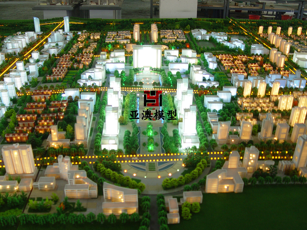 煙臺牟平區規劃沙盤